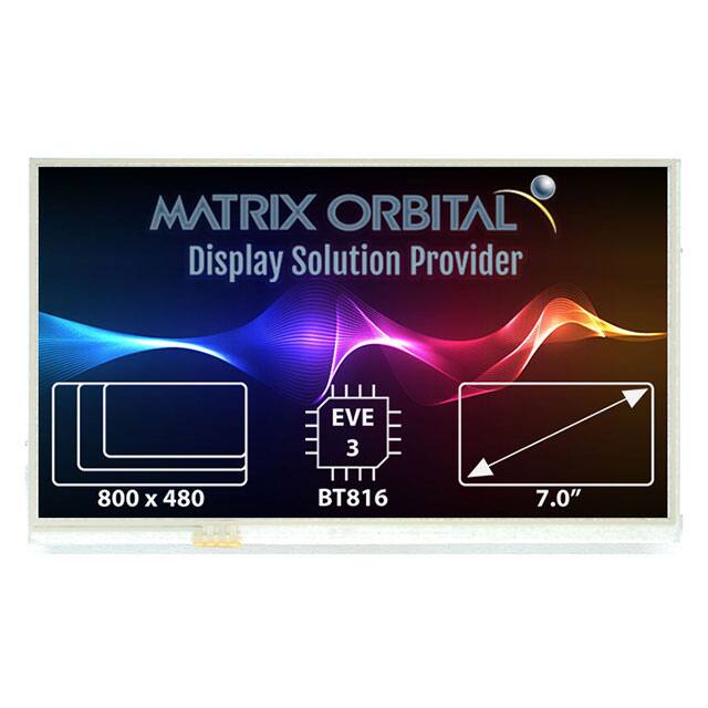 EVE3-70A-BLM-TPR-F32 Matrix Orbital | Display Modules - LCD, OLED ...